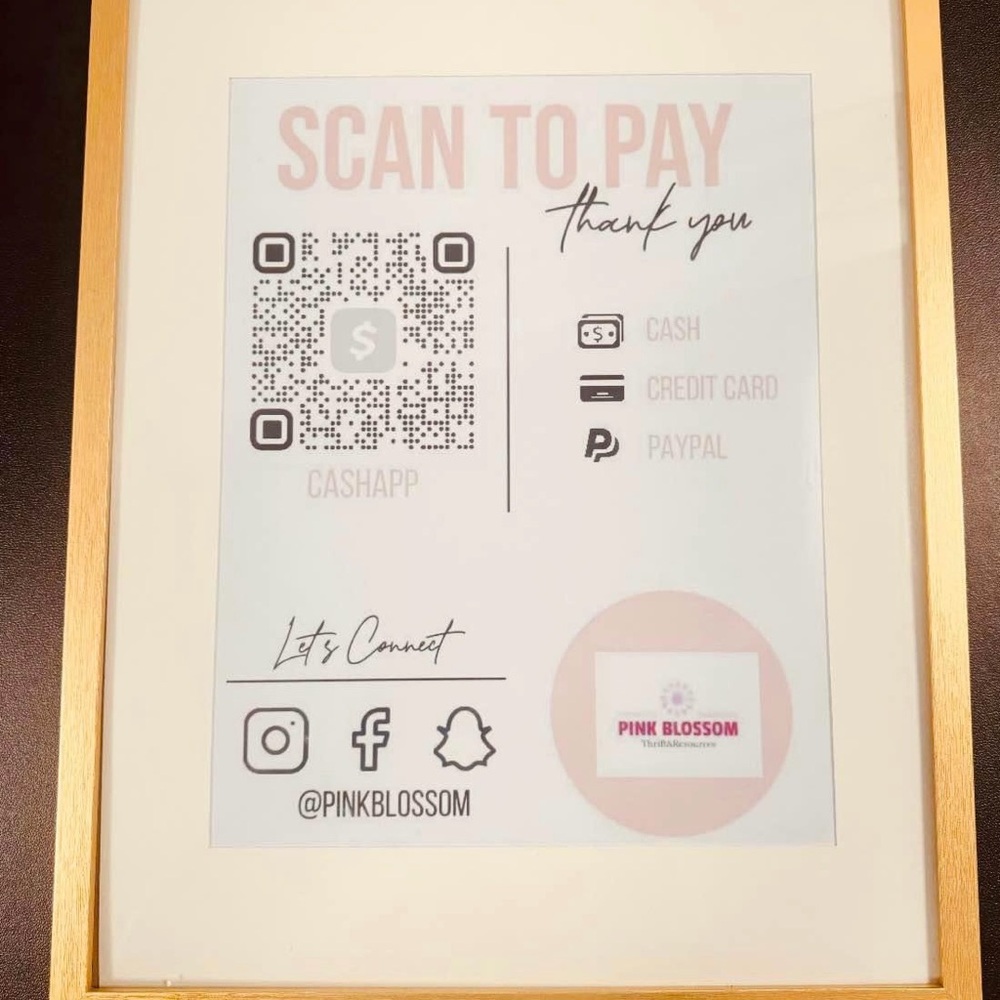 Payment QR Code Sign
